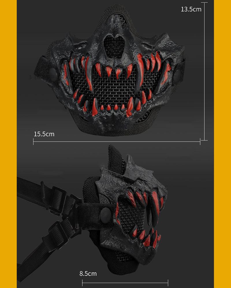 Fierce Tiger Skull Mask - tiger mask - Fierce Tiger Skull Mask for Edgy Streetwear Style - View 8