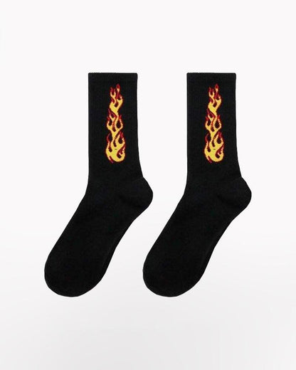 Fiery Ember Socks - fiery socks - Stylish Fiery Ember Socks for Comfort and Durability - Main view