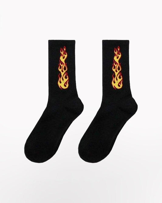 Fiery Ember Socks - fiery socks - Stylish Fiery Ember Socks for Comfort and Durability - Main view