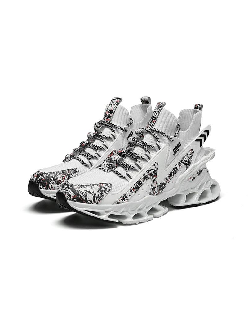 Flame-Infused Techwear Sneakers - breathable mesh shoes - Flame-Infused Techwear Sneakers for Ultimate Style - View 15