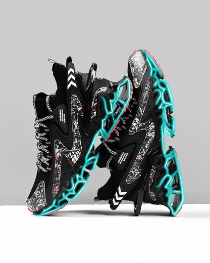 Flame-Infused Techwear Sneakers -  comfortable techwear shoes - Flame-Infused Techwear Sneakers for Ultimate Style - View 11