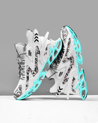 Flame-Infused Techwear Sneakers -  futuristic design - Flame-Infused Techwear Sneakers for Ultimate Style - View 12