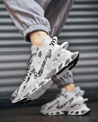 Flame-Infused Techwear Sneakers -  futuristic design - Flame-Infused Techwear Sneakers for Ultimate Style - View 5