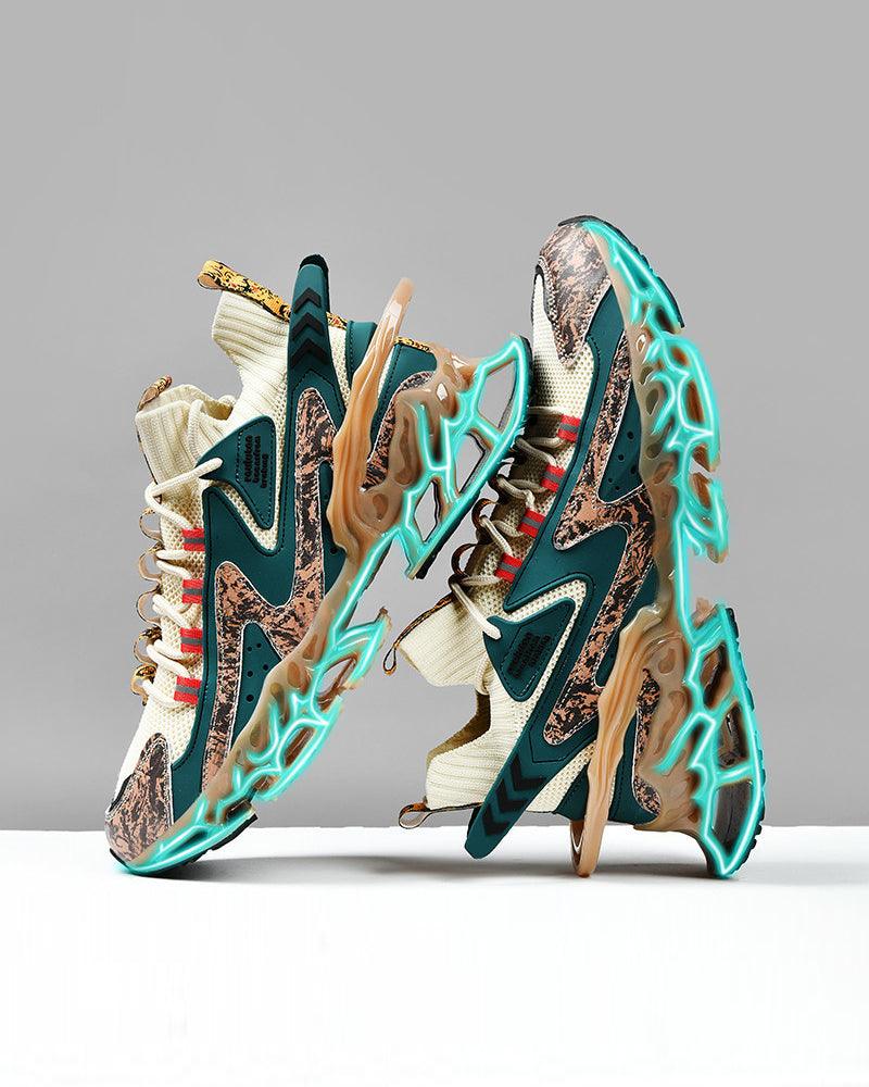 Flame-Infused Techwear Sneakers -  modern outfit sneakers - Flame-Infused Techwear Sneakers for Ultimate Style - View 13