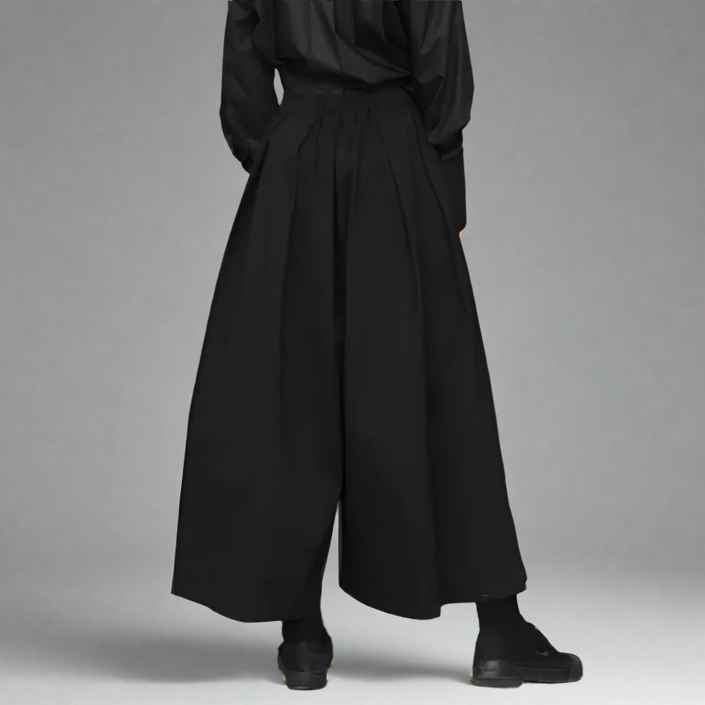 Flowy Wide Leg Trousers -  breathable fabric trousers - Comfortable Flowy Wide Leg Trousers for Every Occasion - View 4