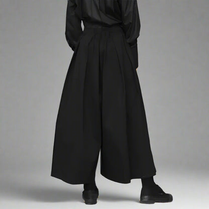 Flowy Wide Leg Trousers -  breathable fabric trousers - Comfortable Flowy Wide Leg Trousers for Every Occasion - View 4