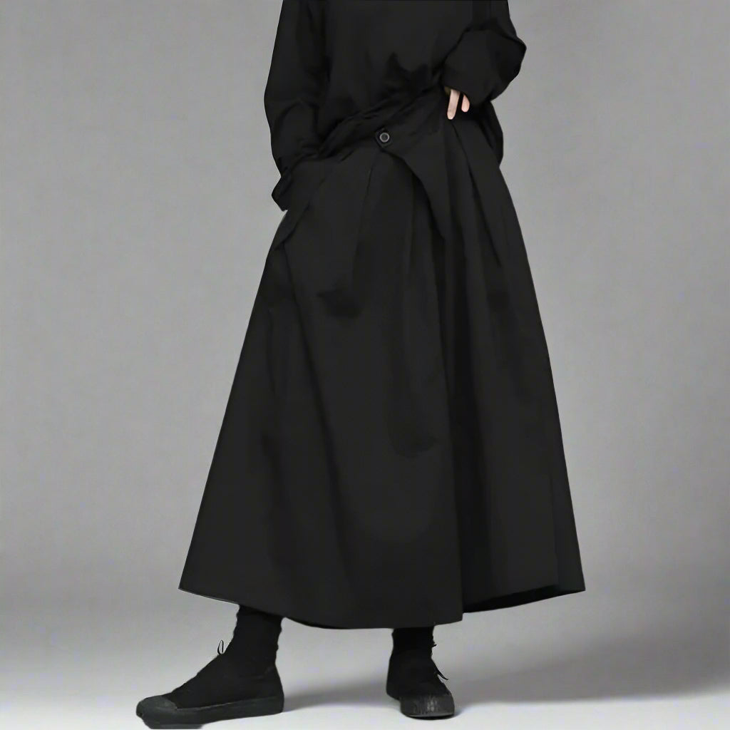 Flowy Wide Leg Trousers - oversized fit trousers - Comfortable Flowy Wide Leg Trousers for Every Occasion - Main view