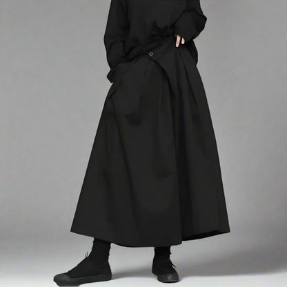 Flowy Wide Leg Trousers - oversized fit trousers - Comfortable Flowy Wide Leg Trousers for Every Occasion - Main view