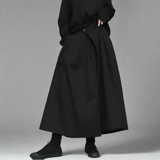 Flowy Wide Leg Trousers - oversized fit trousers - Comfortable Flowy Wide Leg Trousers for Every Occasion - Main view