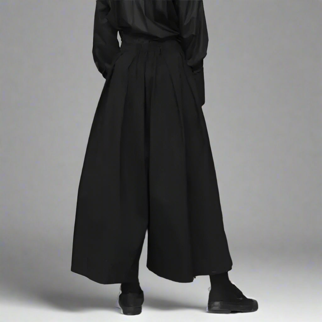 Flowy Wide Leg Trousers - wide leg pants - Comfortable Flowy Wide Leg Trousers for Every Occasion - View 2
