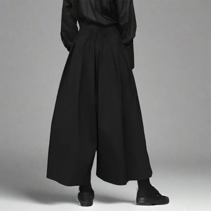 Flowy Wide Leg Trousers - wide leg pants - Comfortable Flowy Wide Leg Trousers for Every Occasion - View 2