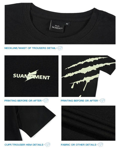 Fluorescent Claw Scratch Tech Tee -  urban style - Fluorescent Claw Scratch Tech Tee for Urban Wear - View 7