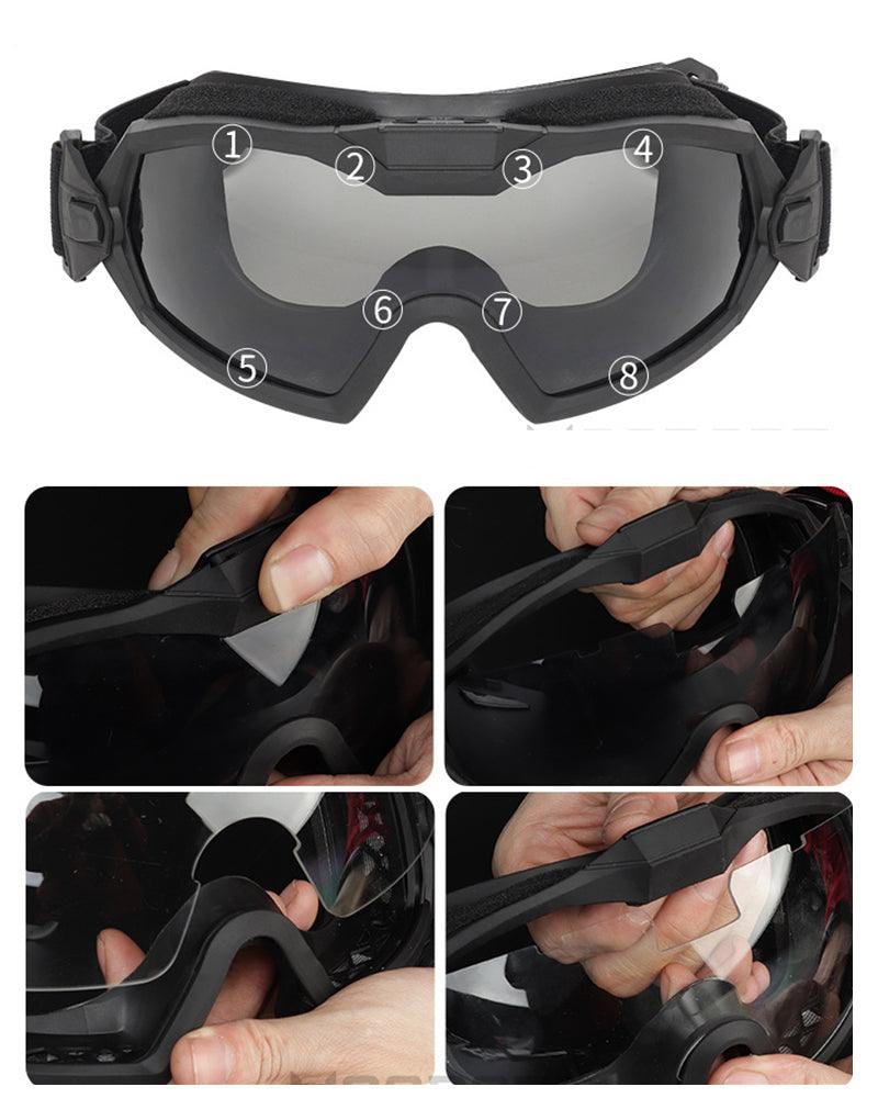 Fog-Free Tactical Outdoor Mask - active outdoor mask - Fog-Free Tactical Outdoor Mask for Active Adventures - View 8