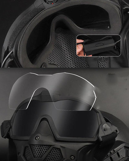 Fog-Free Tactical Outdoor Mask -  comfortable outdoor gear - Fog-Free Tactical Outdoor Mask for Active Adventures - View 11