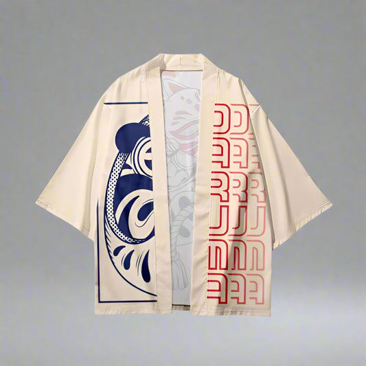 Fox Spirit Inspired Haori - haori - Stylish Daruma & Kitsune Haori for Unique Looks - Main view