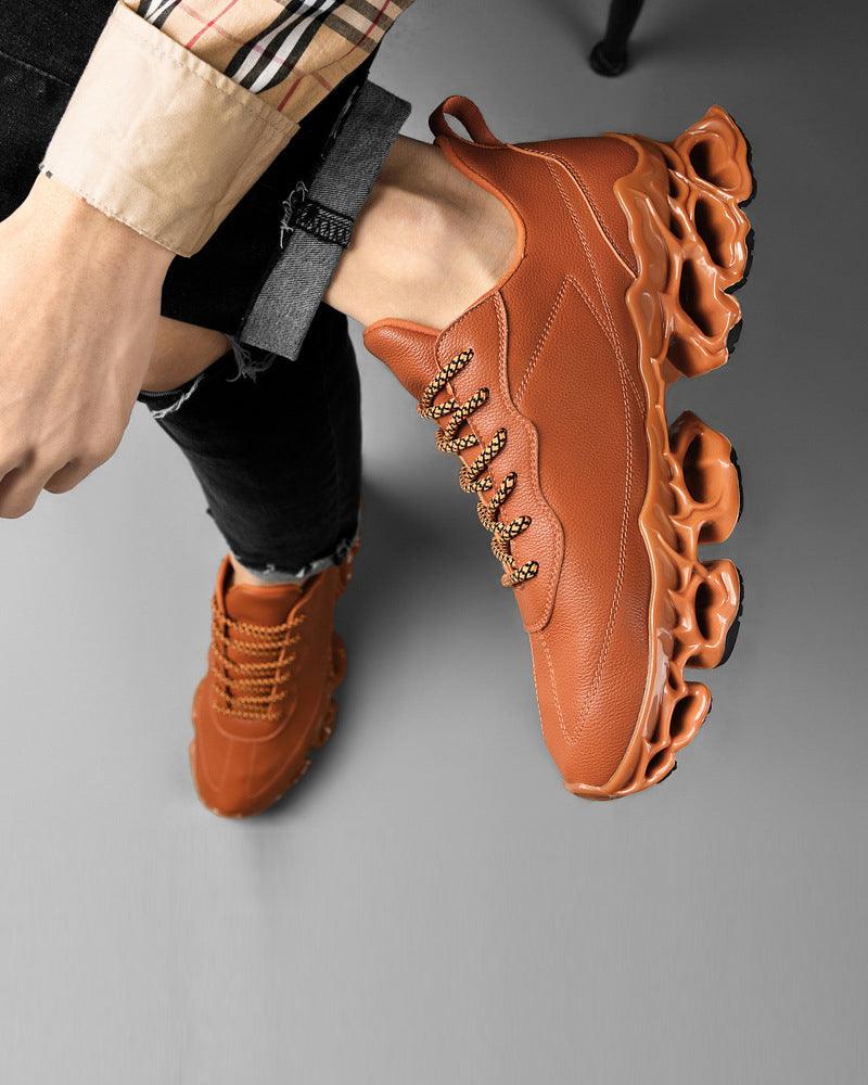 Frosted Leather Tech Sneakers -  stylish sneakers - Frosted Leather Tech Sneakers for Modern Style - View 16