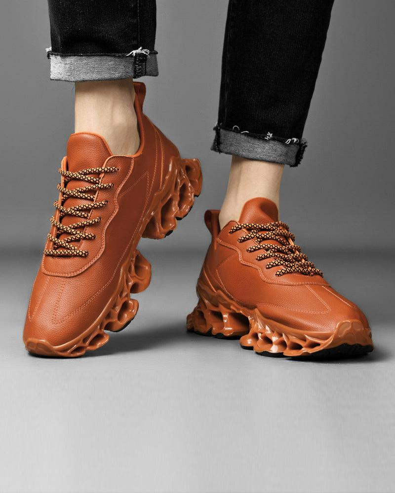 Frosted Leather Tech Sneakers - techwear shoes - Frosted Leather Tech Sneakers for Modern Style - View 18