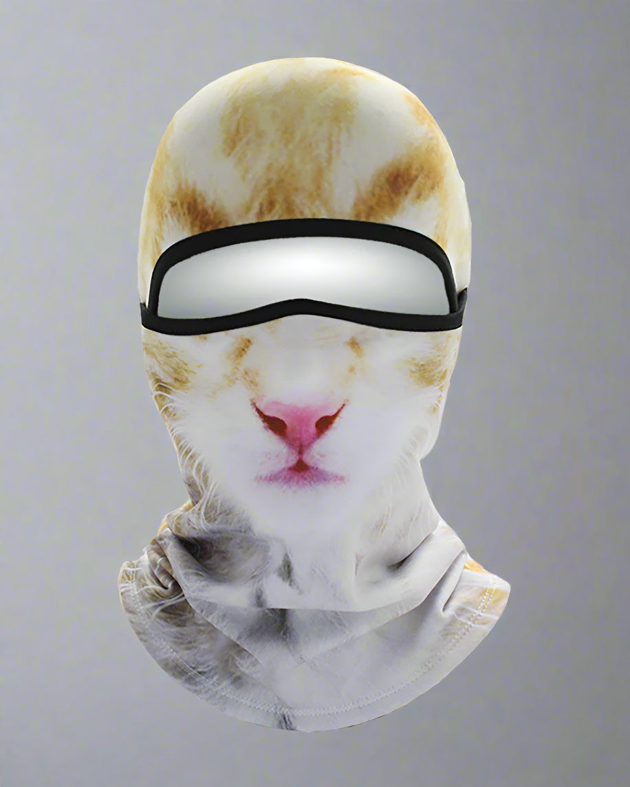 Fun Cat Ski Mask -  comfortable face mask - Cozy Cat Ski Mask for Year-Round Outdoor Activities - View 5