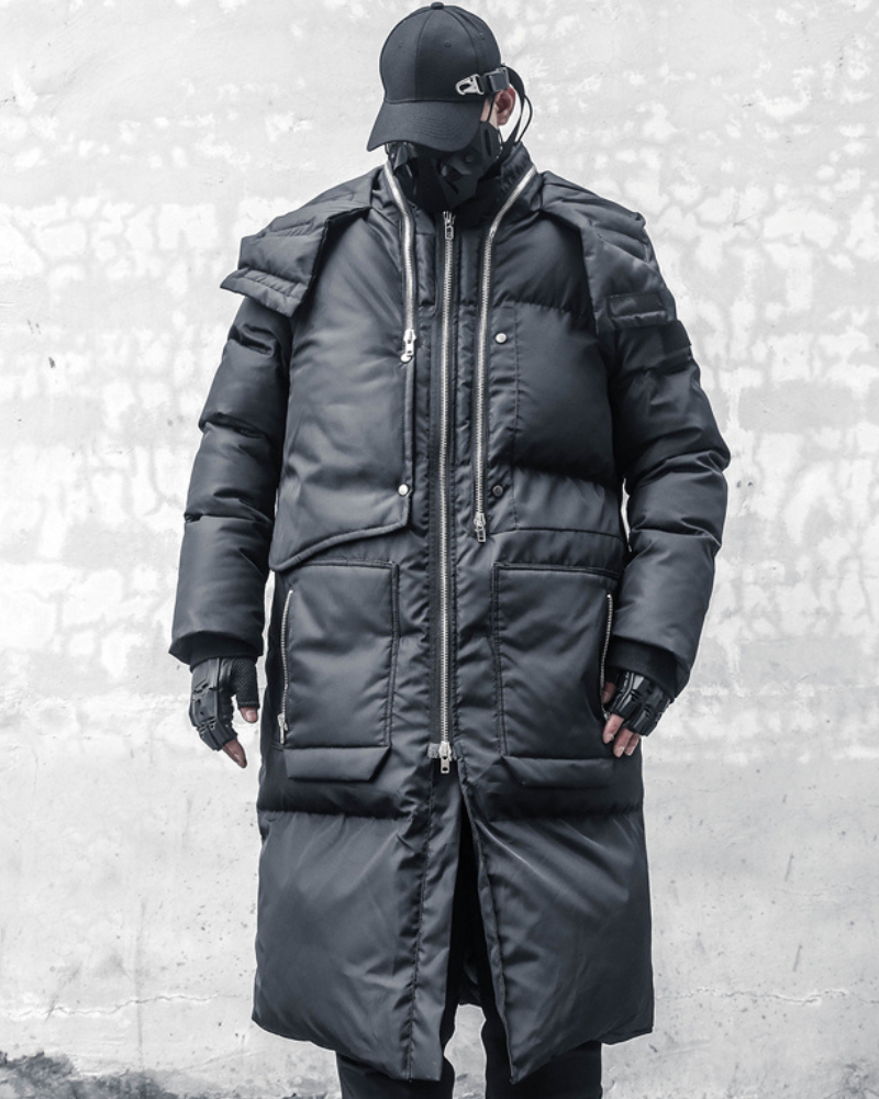 Fusion Warm Cargo Winter Coat - cargo coat - Fusion Warm Cargo Winter Coat for Techwear Lovers - Main view