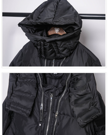 Fusion Warm Cargo Winter Coat - cargo coat - Fusion Warm Cargo Winter Coat for Techwear Lovers - View 8