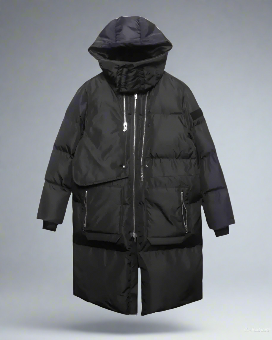 Fusion Warm Cargo Winter Coat -  techwear outerwear - Fusion Warm Cargo Winter Coat for Techwear Lovers - View 6
