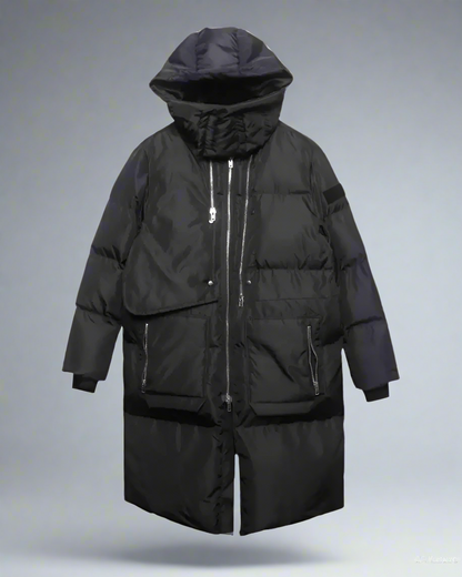 Fusion Warm Cargo Winter Coat -  techwear outerwear - Fusion Warm Cargo Winter Coat for Techwear Lovers - View 6