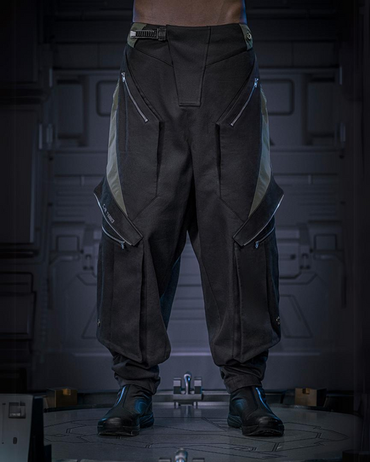 Futuristic Blade Shadow Cargo Pants - cargo pants - Futuristic Blade Shadow Cargo Pants for Comfort and Style - Main view