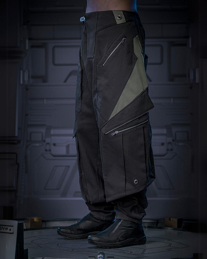 Futuristic Blade Shadow Cargo Pants -  comfortable techwear pants - Futuristic Blade Shadow Cargo Pants for Comfort and Style - View 3