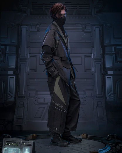 Futuristic Blade Shadow Cargo Pants -  loose fit cargo pants - Futuristic Blade Shadow Cargo Pants for Comfort and Style - View 6