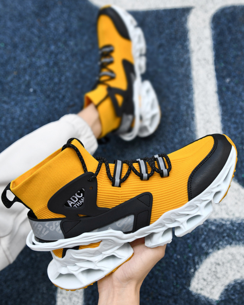 Futuristic Blade Sports Sneakers -  flyknit sneakers - Futuristic Blade Sports Sneakers for Modern Style - View 12