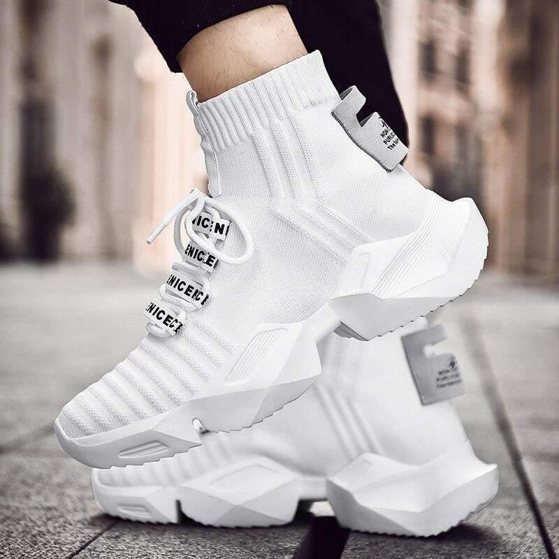 Futuristic Comfort Tech Sneakers - tech sneakers - Comfortable Futuristic Sneakers with Cushioning Soles - View 7