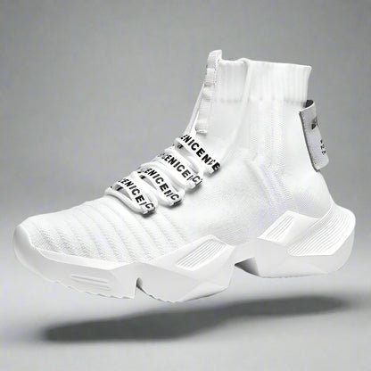 Futuristic Comfort Tech Sneakers - techwear sneakers - Comfortable Futuristic Sneakers with Cushioning Soles - View 2