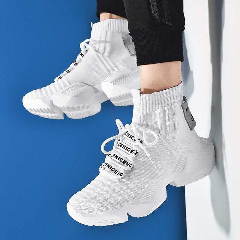Futuristic Comfort Tech Sneakers - techwear sneakers - Comfortable Futuristic Sneakers with Cushioning Soles - View 8