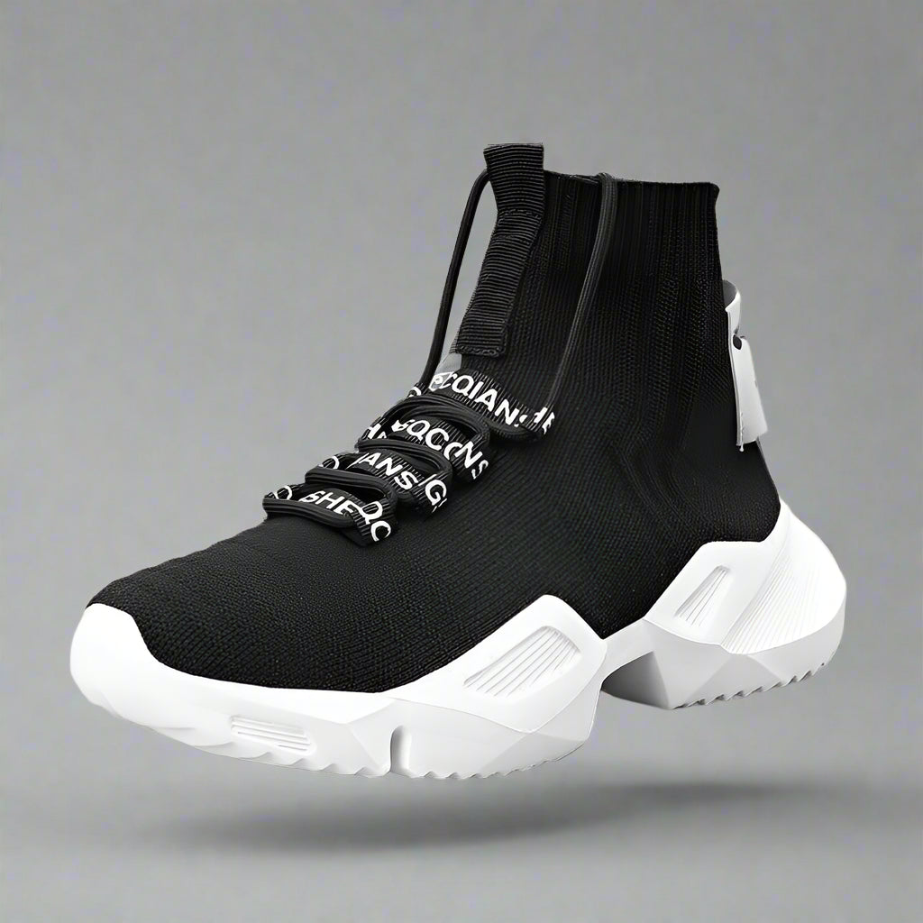Futuristic Comfort Tech Sneakers -  breathable shoes - Comfortable Futuristic Sneakers with Cushioning Soles - View 3