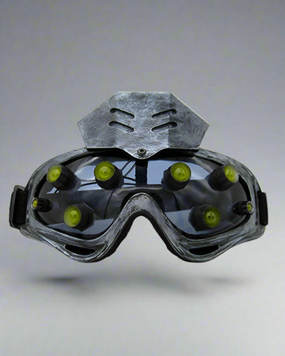 Futuristic Cyber Goggles & Mask -  adjustable mask - Futuristic Cyber Goggles and Mask for Unique Style - View 12