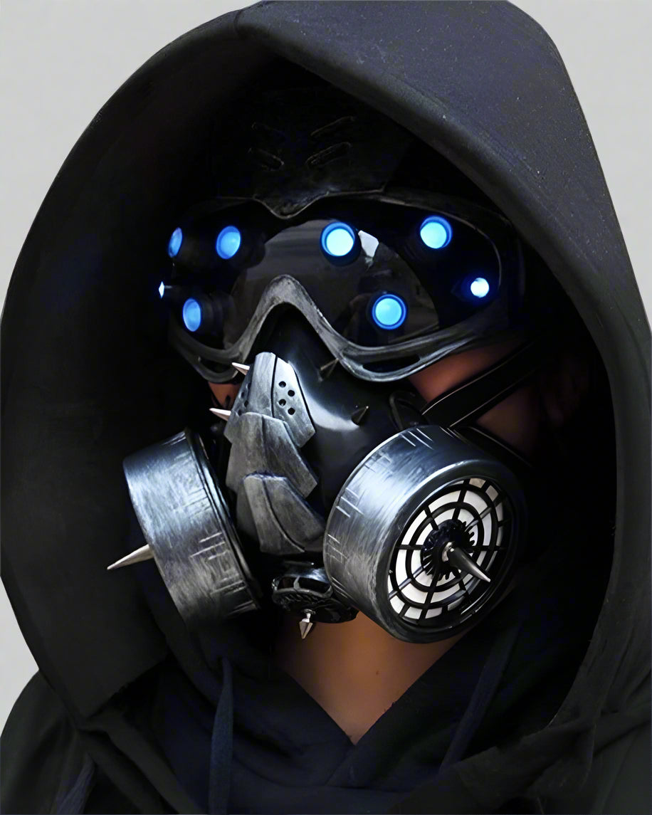 Futuristic Cyber Goggles & Mask - cyberpunk - Futuristic Cyber Goggles and Mask for Unique Style - Main view