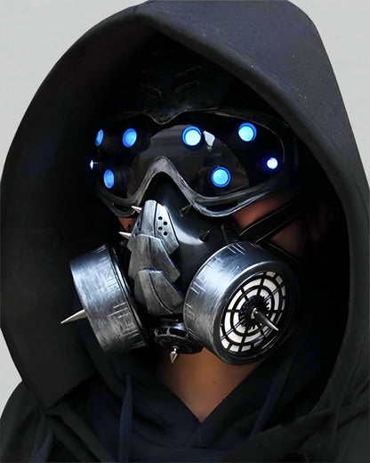 Futuristic Cyber Goggles & Mask - cyberpunk - Futuristic Cyber Goggles and Mask for Unique Style - Main view
