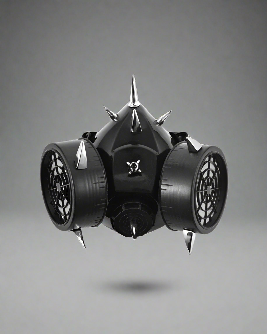 Futuristic Cyber Mask Prop - premium cosplay mask - Futuristic Cyber Mask for Cosplay and Techwear Styles - View 2