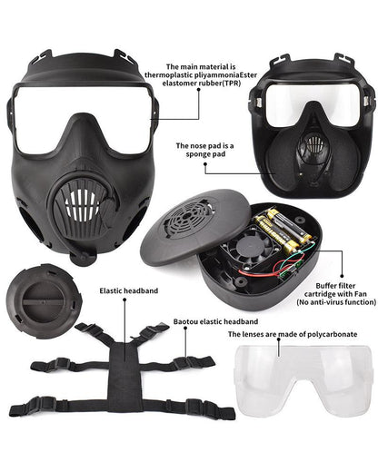 Futuristic Cyber Outdoor Mask -  adjustable outdoor mask - Futuristic Cyber Outdoor Mask for Adventurous Activities - View 17