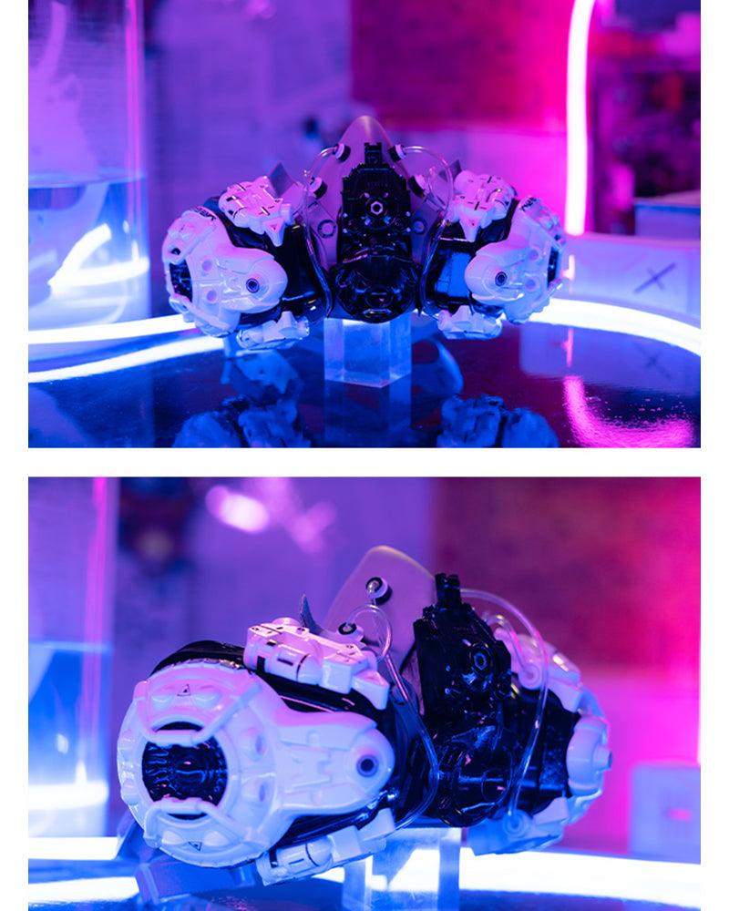 Futuristic Cyberpunk Angel Headgear - cyberpunk - Futuristic Cyberpunk Angel Headgear for Unique Style - View 9