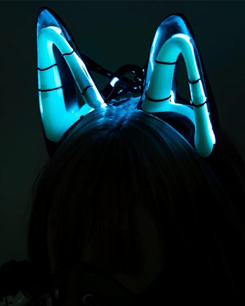 Futuristic Cyberpunk Angel Headgear -  ear loops - Futuristic Cyberpunk Angel Headgear for Unique Style - View 12