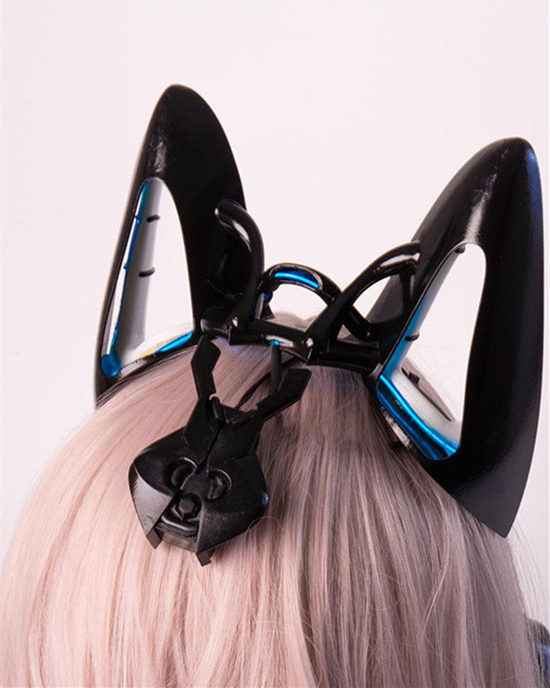 Futuristic Cyberpunk Angel Headgear - resin headgear - Futuristic Cyberpunk Angel Headgear for Unique Style - View 10