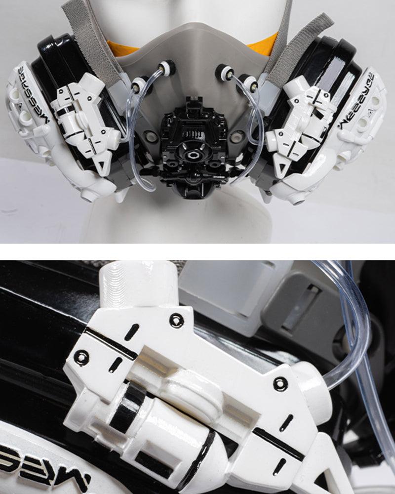 Futuristic Cyberpunk Angel Headgear -  streetwear - Futuristic Cyberpunk Angel Headgear for Unique Style - View 13