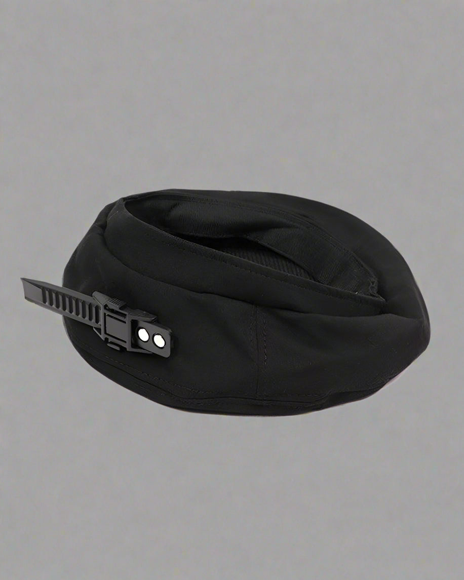 Futuristic Cyberpunk Beret -  casual style - Futuristic Cyberpunk Beret for Everyday Style - View 5