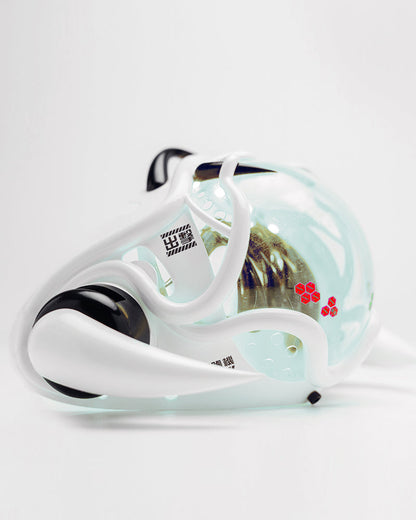 Futuristic Cyberpunk Half Face Mask -  custom face mask - Futuristic Cyberpunk Half Face Mask with LED Lights - View 13