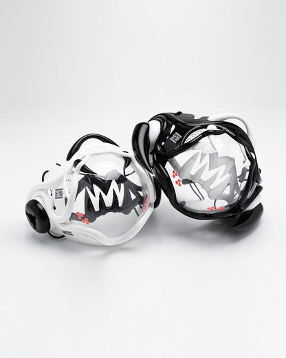 Futuristic Cyberpunk Half Face Mask -  custom face mask - Futuristic Cyberpunk Half Face Mask with LED Lights - View 21