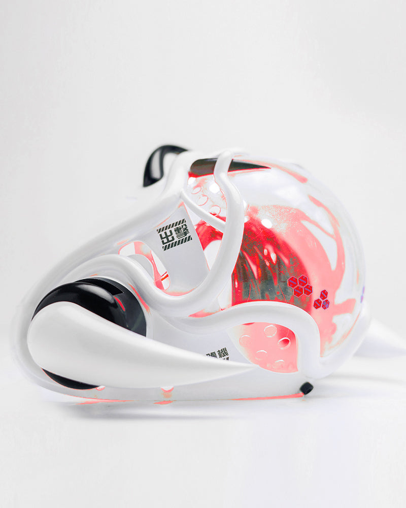 Futuristic Cyberpunk Half Face Mask - New Arrivals - Futuristic Cyberpunk Half Face Mask with LED Lights - View 11