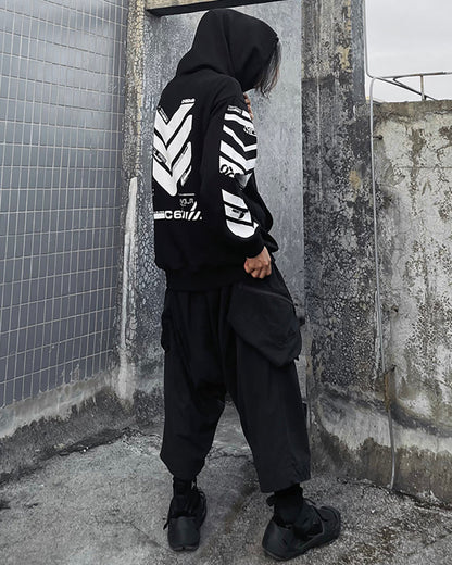 Futuristic Cyberpunk Hoodie -  comfortable hoodie - Futuristic Cyberpunk Hoodie for Stylish Streetwear - View 5