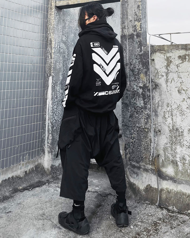 Futuristic Cyberpunk Hoodie -  everyday wear hoodie - Futuristic Cyberpunk Hoodie for Stylish Streetwear - View 7