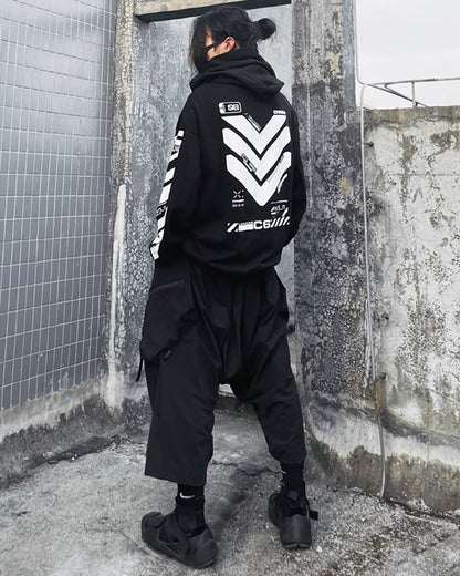Futuristic Cyberpunk Hoodie -  everyday wear hoodie - Futuristic Cyberpunk Hoodie for Stylish Streetwear - View 7